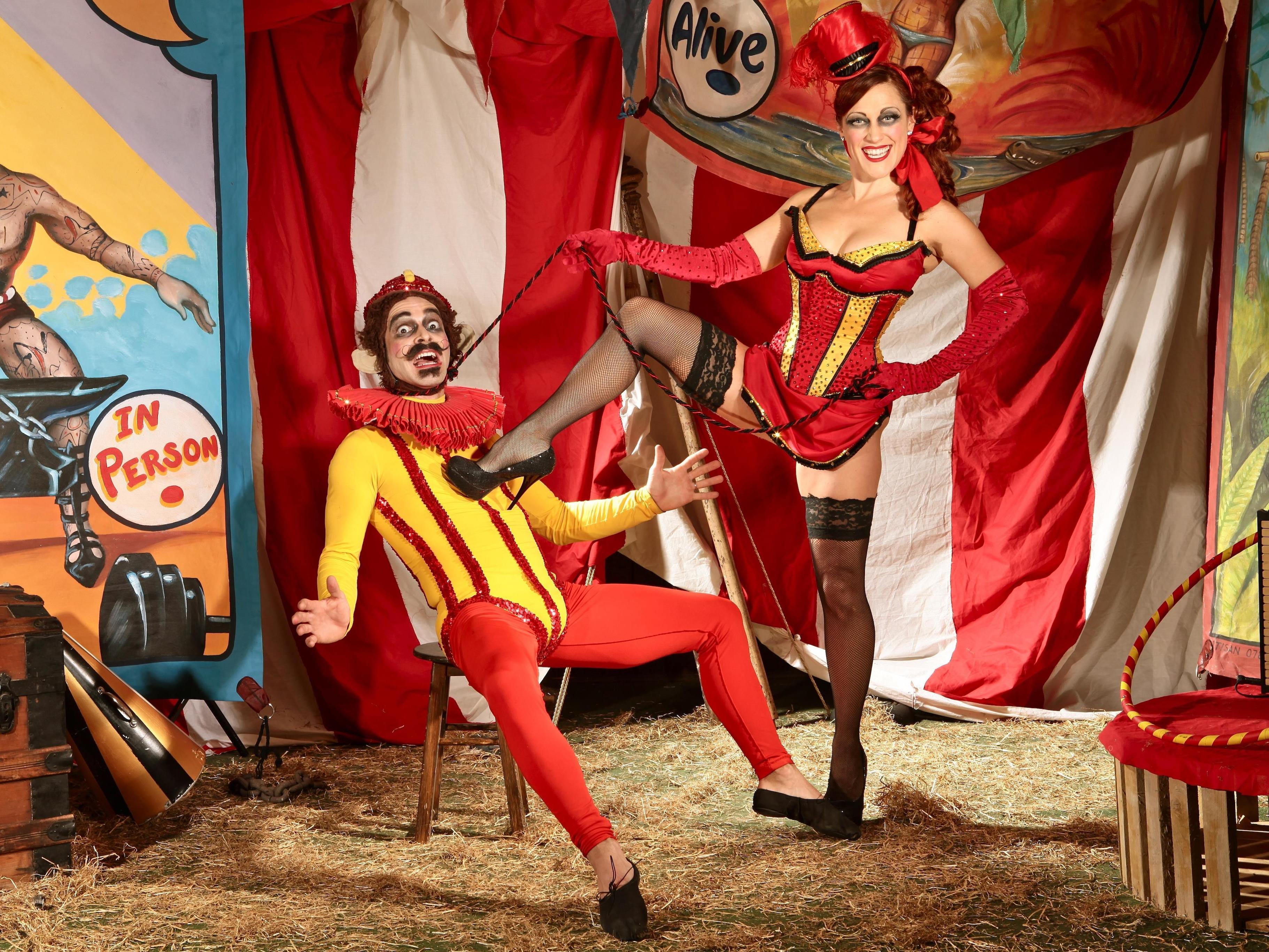 Trixie & Monkey's Bottoms Up Circus