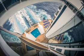 On the Move is ArtsHub's weekly summary of Australian arts sector appointments and resignations. A yacht leaves a white wake behind it, in a photo taken from the mast and looking down towards the deck and the ocean.