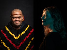 Creative Australia Award recipients Patrick Carter (left) and Amanda Brown (right).