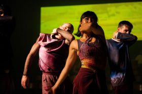 Sebastian Geilings, Yilin Kong and Patrick O'Luanaigh from ADT's 'A Quiet Language'.